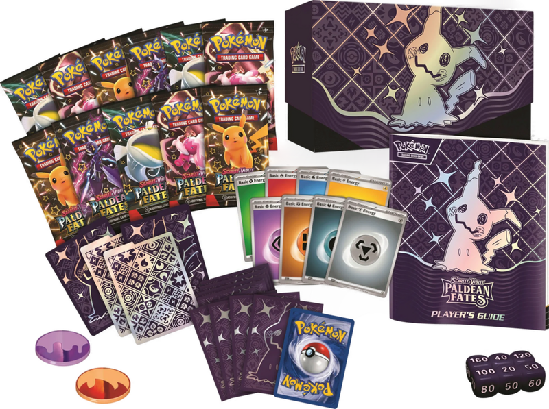 Pokemon Scarlet Violet Paldean Fates Elite Trainer Box RIPPED Seal