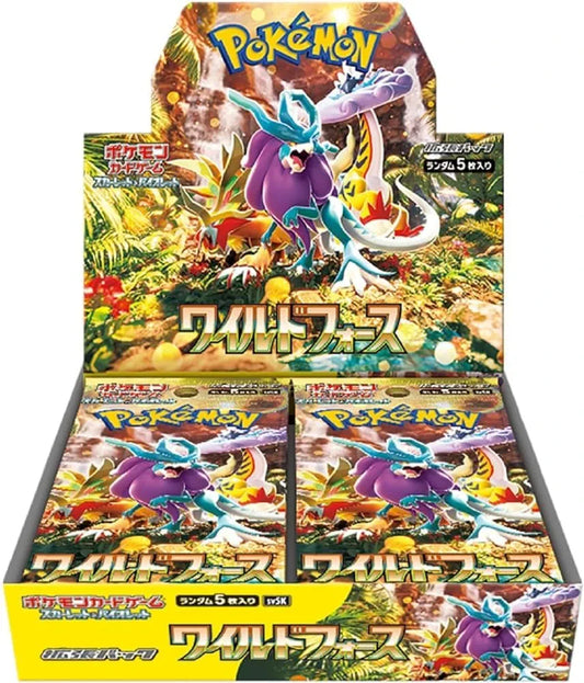 Japanese Pokemon Sealed Wild Force Booster Box