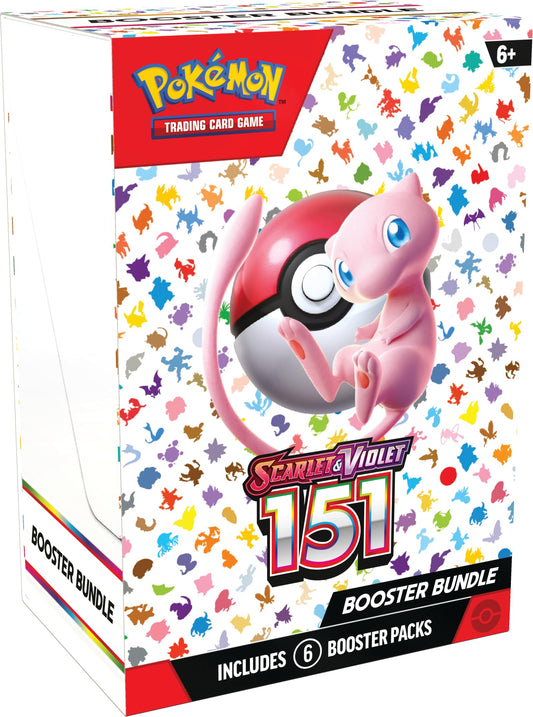 Pokemon TCG SV 151 Booster Bundle /includes 6 packs