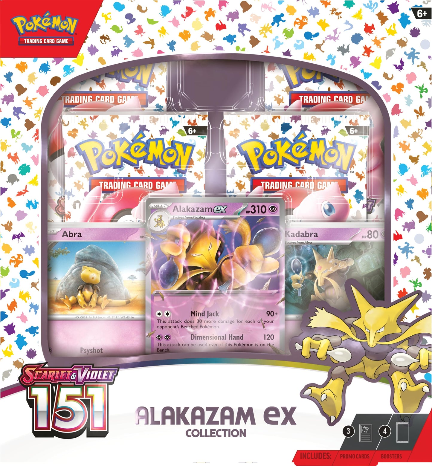 Pokemon 151 Alakazam ex Collection Box