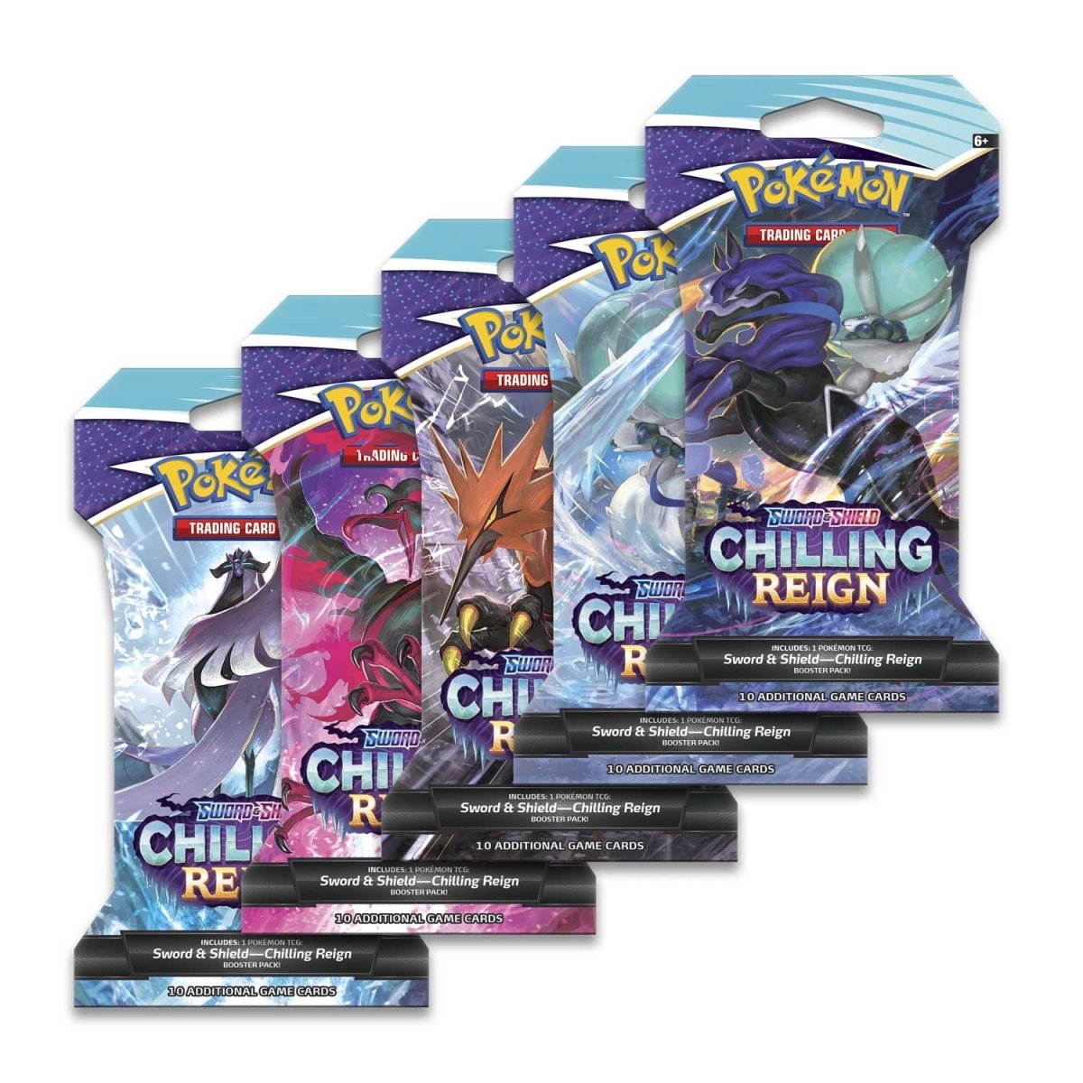 Swsh Chilling Reign Sleeved Booster Pack x1