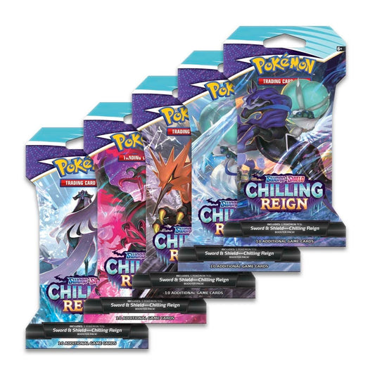 Swsh Chilling Reign Sleeved Booster Pack x1