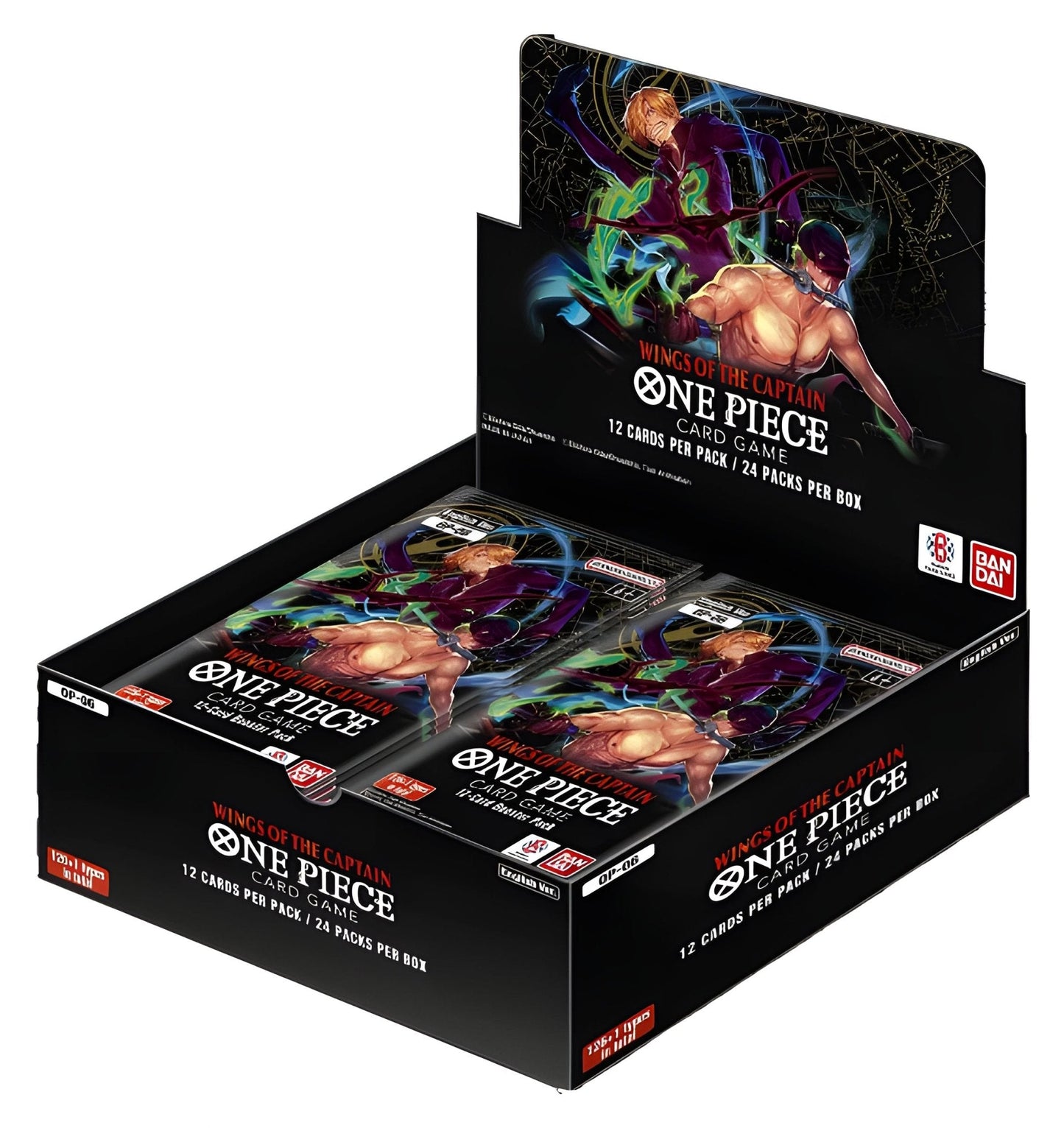 One Piece OPO6 English Booster Box Wings of the Captain Pre Order March 2024